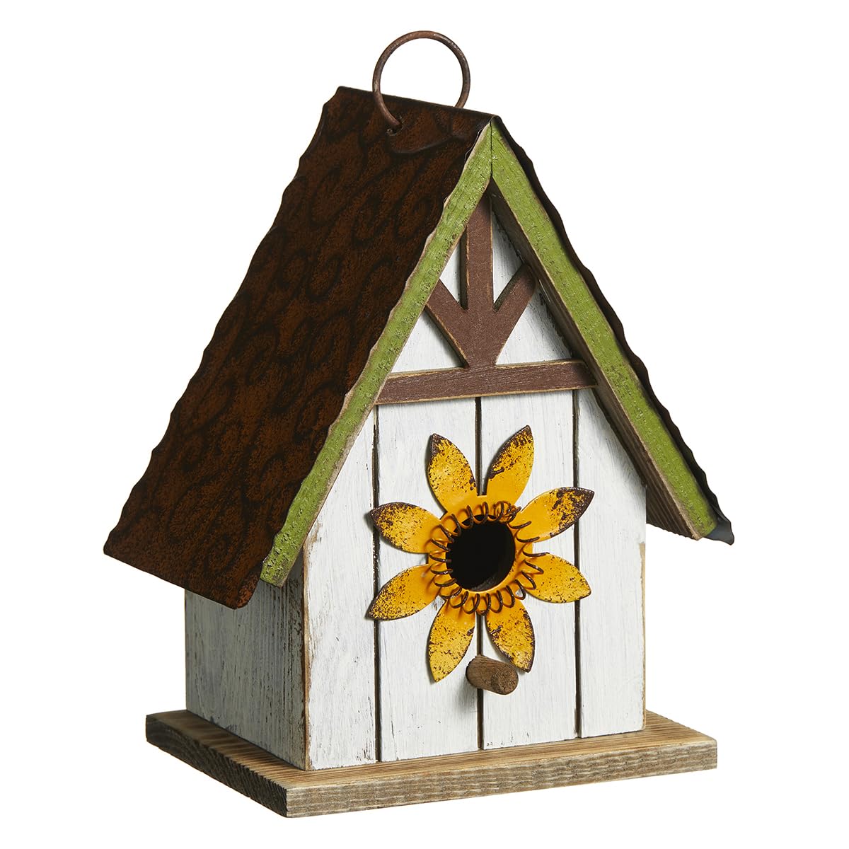 Glitzhome perch for small birds provides a resting spot in the yard