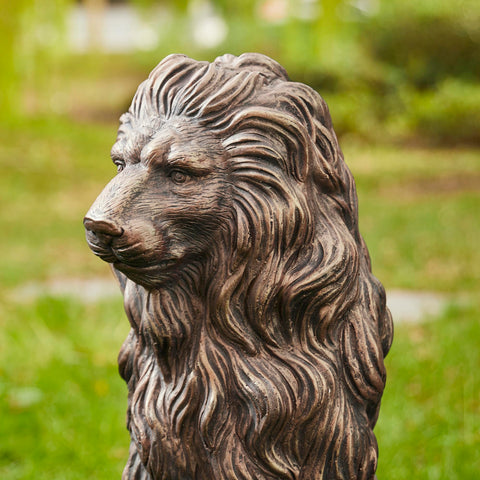 Glitzhome weather-resistant MGO sculpture, UV-protected for year-round outdoor use.