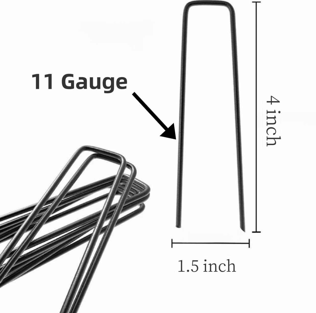 GLOLOOS galvanized steel stakes closeup showcases anti rust durability for long term use.