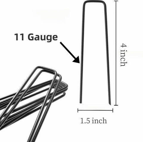 GLOLOOS galvanized steel stakes closeup showcases anti rust durability for long term use.