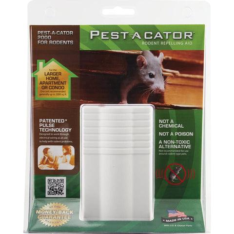 Global Instruments Pest A Cator 2000 installation image showing plug-in setup for large homes