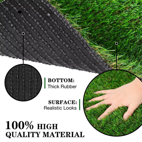GLOBGREEN dog-friendly turf pads, easy to clean after playtime.