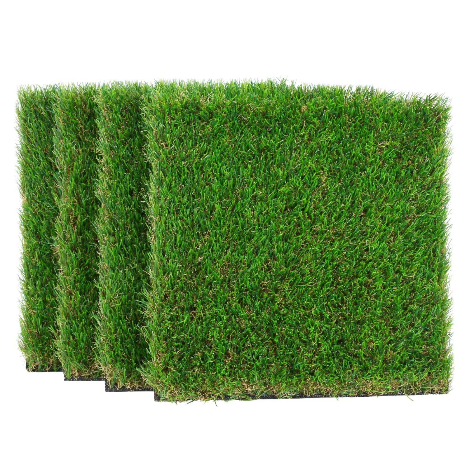 GLOBGREEN thick artificial grass mats, ideal table centerpiece decor.