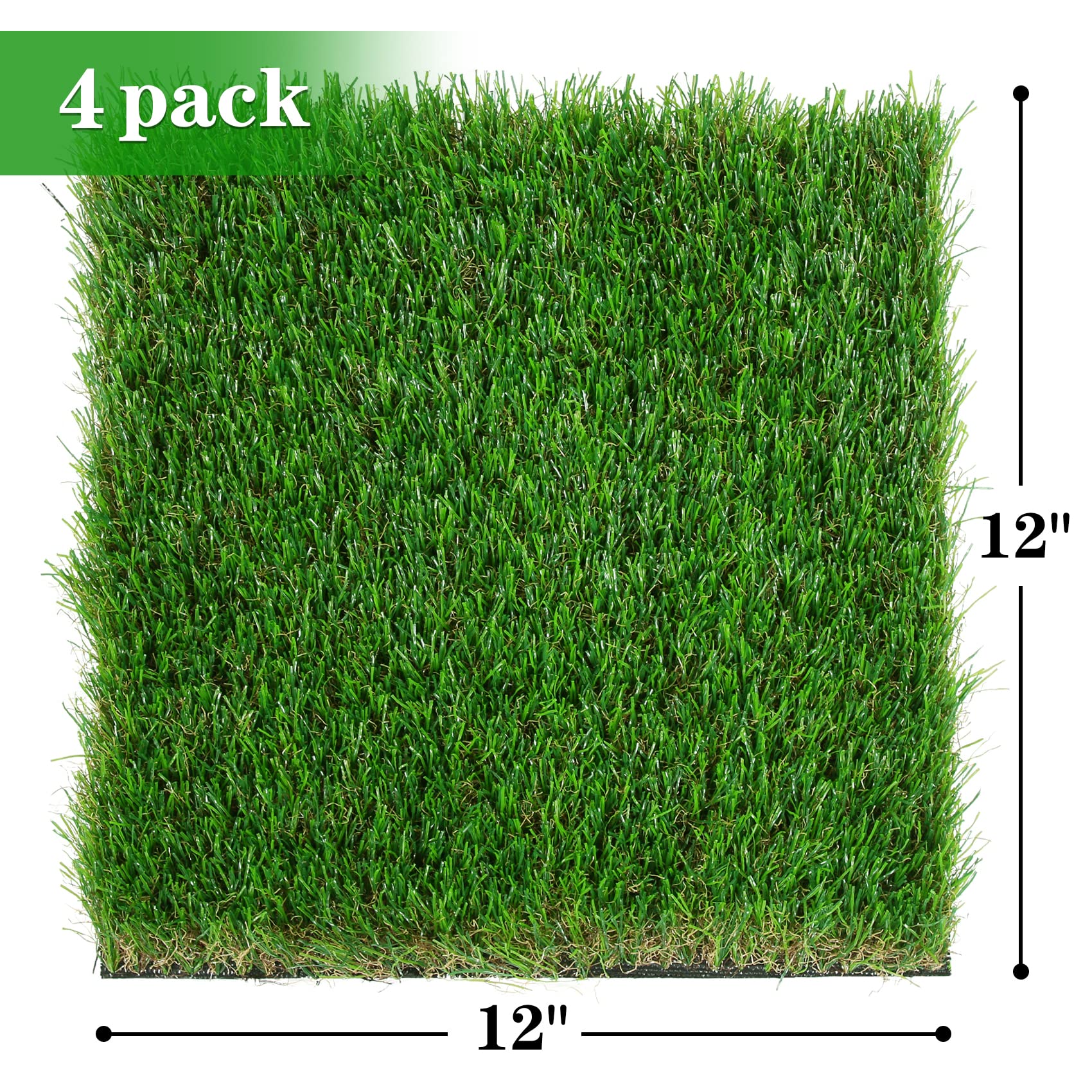 GLOBGREEN water-permeable backing turf mats drain quickly.