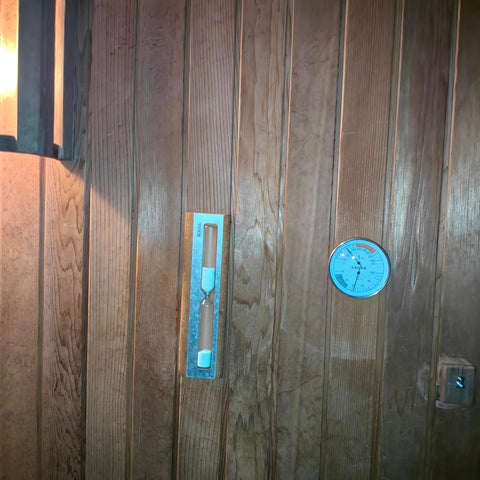 Globotech wall-mount-ready display keeps your sauna neat