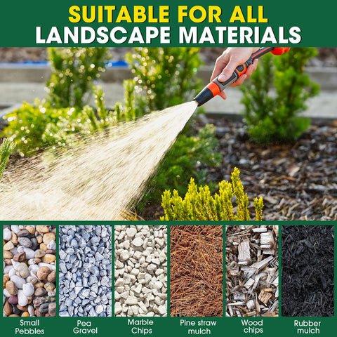 GloGlo water-permeable bond for pathways and garden beds.