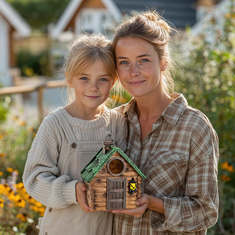 GLOPHOK bird house gift packaging suggesting a thoughtful nature-inspired gift.
