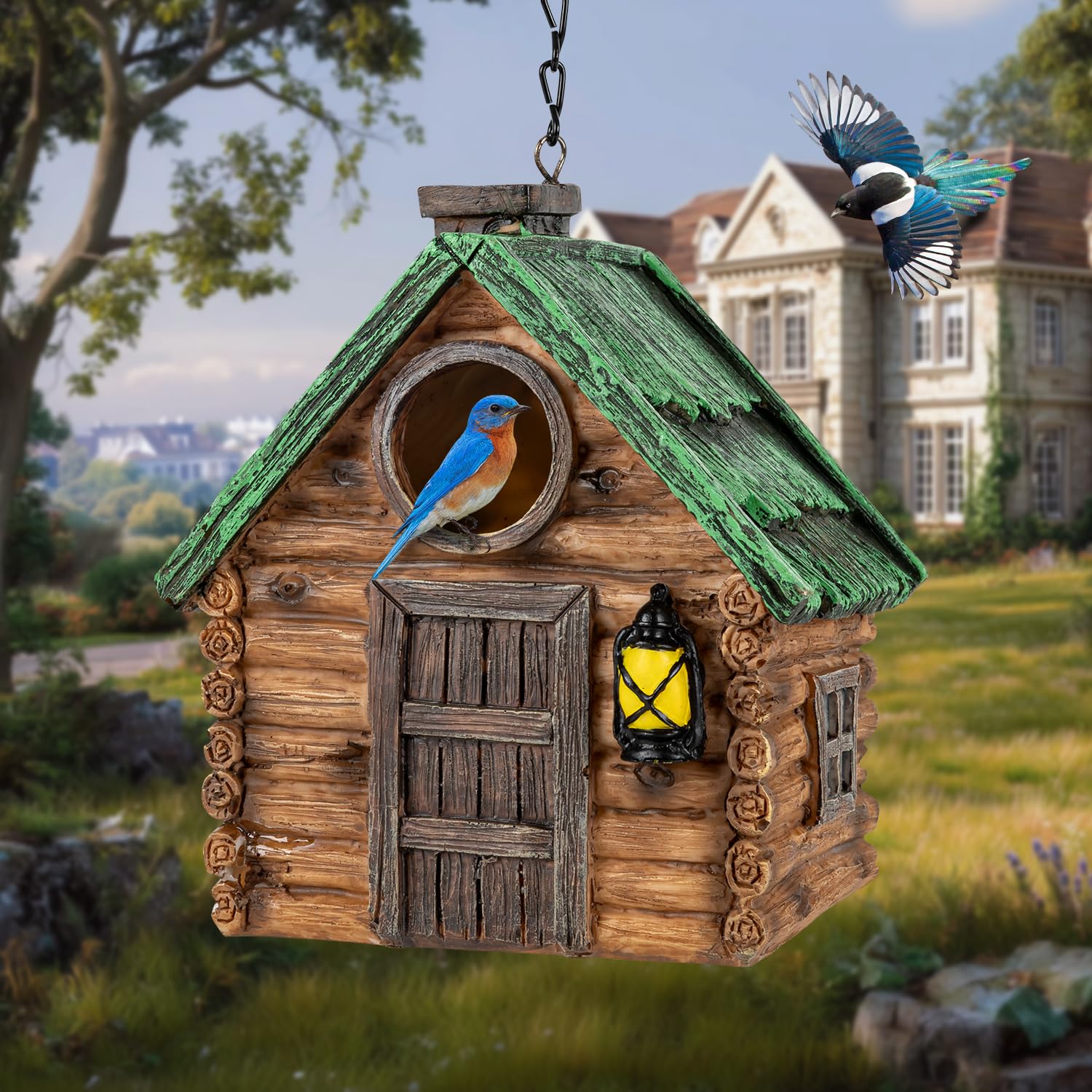 GLOPHOK bird house hanging hook for secure outdoor installation.