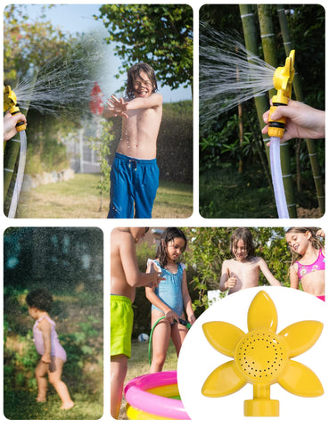 Glorden gentle-water-flow sprinkler supports safe, fun play in the yard.