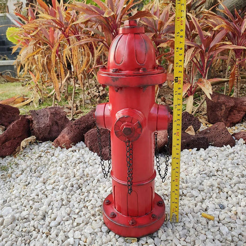Glorison hydrant measures 16x6 inches for placement planning.