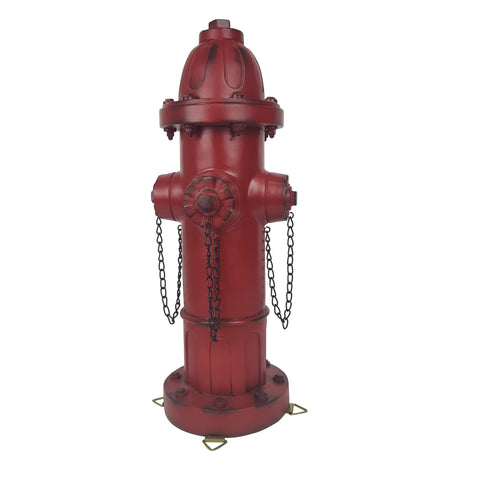 Glorison Fire Hydrant 16-inch red statue guides dogs to a fixed potty spot.