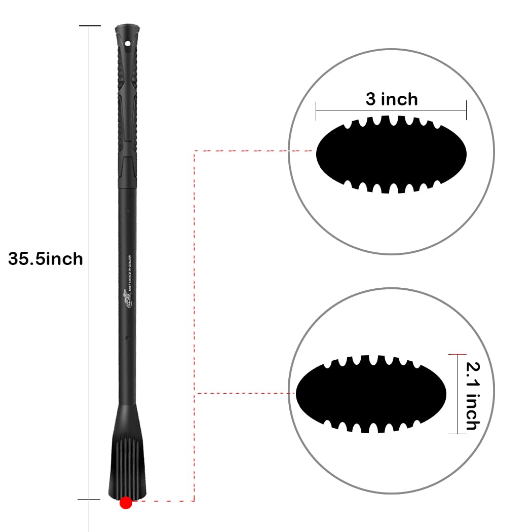 glorousamc pick mattock handle fiberglass core demonstrates strength and durability