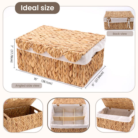 Glory Vend handwoven wicker basket side view showcasing craftsmanship and texture