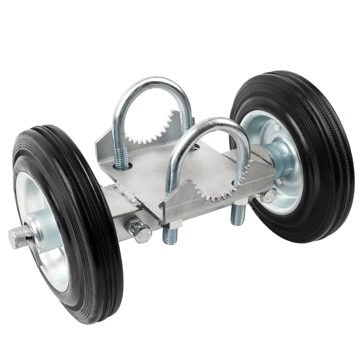 Glosaie 6-inch gate wheel side view for smooth horizontal sliding.