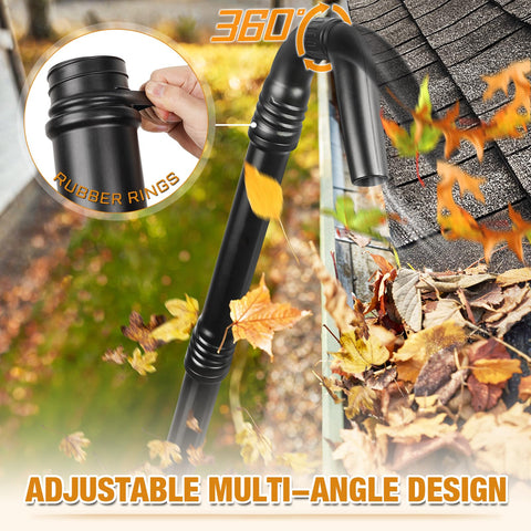 Glosaie six extension poles provide customizable reach for tall homes.