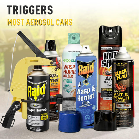 Glosaie universal-fit adaptor works with various aerosol cans.