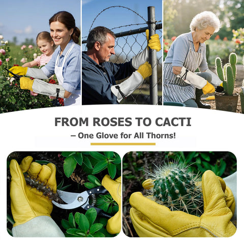 GLOSAV durable gloves are easy to clean after outdoor gardening