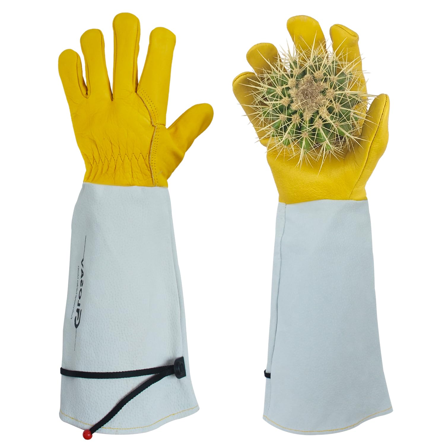 GLOSAV thorn-proof gloves protecting hands during rose pruning and thorny shrub tasks
