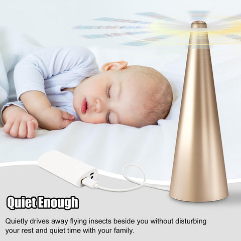 Glovv Fly Fans suitable for indoor and outdoor dining setups.