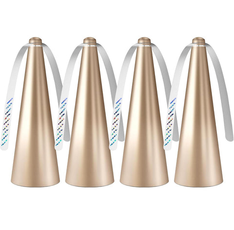 Glovv Fly Fans Tabletop 4-pack keeps outdoor meals fly-free.