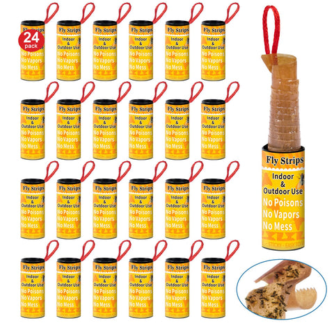 Glovv fly strips indoor sticky hanging ideal for kitchen use