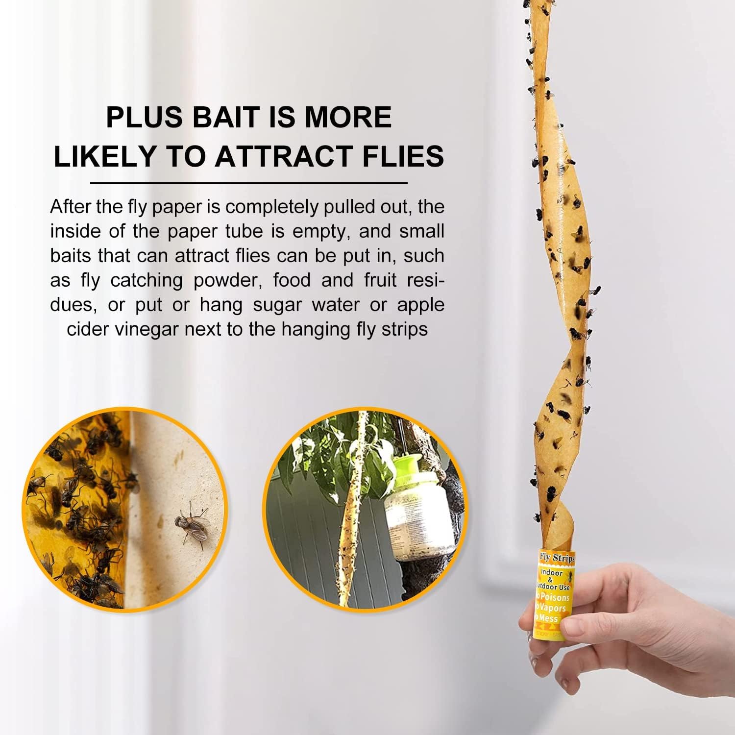 Glovv fly strips waterproof durable for all-season use