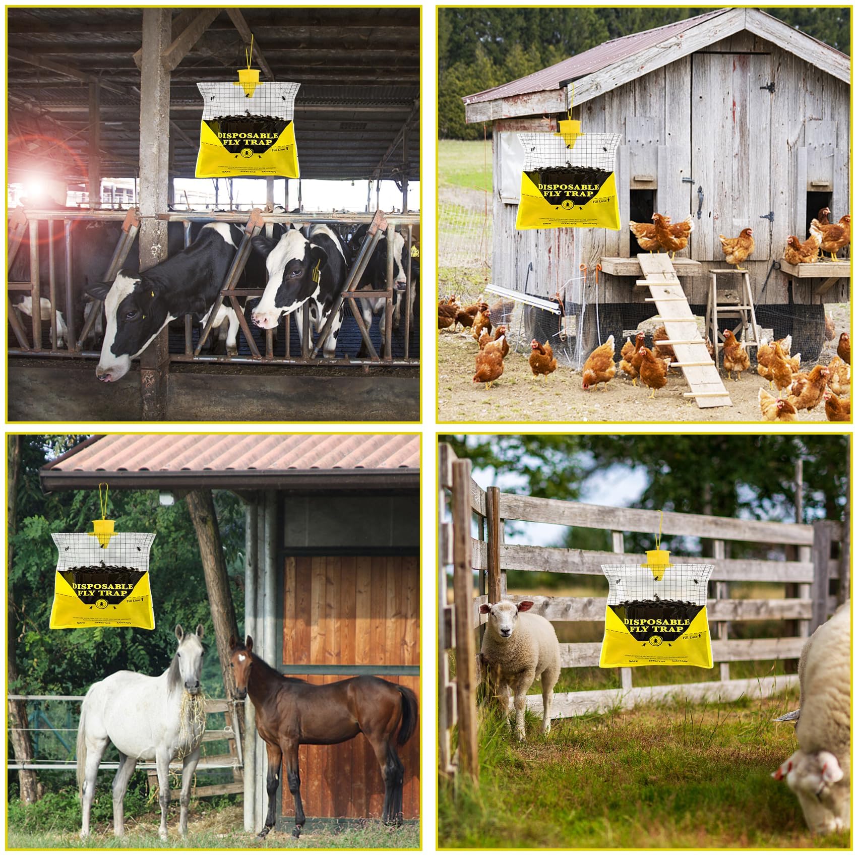 Glovv fly trap designed for barn and stable use in farms.