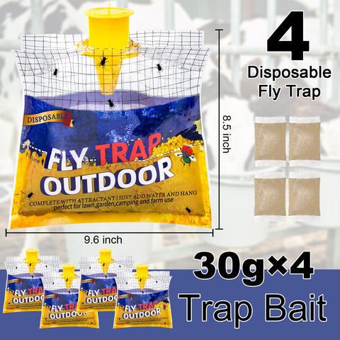 Glovv natural bait refill safely lures pests outdoors.