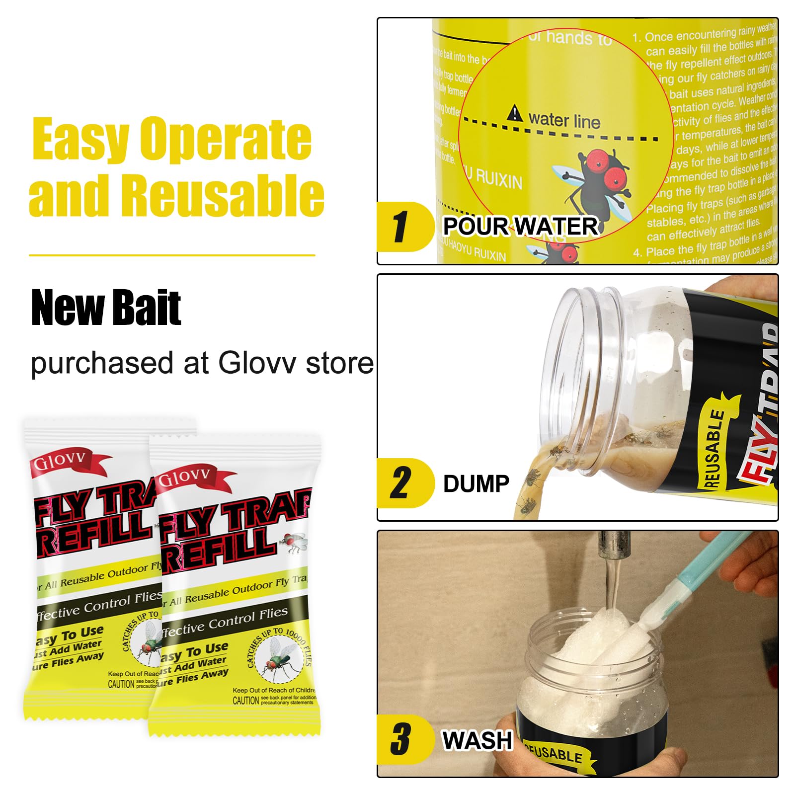 Glovv outdoor trap on rope demonstrates easy placement.