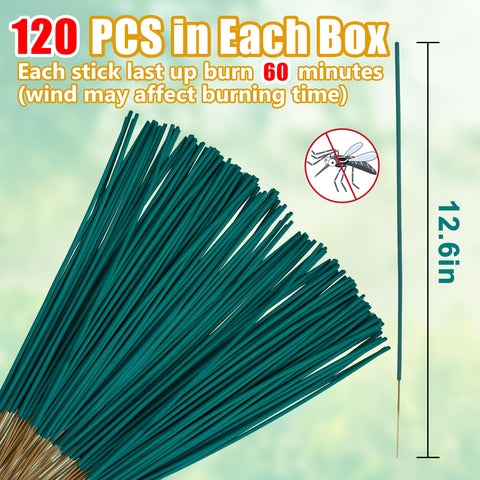 Glovv mosquito incense sticks for outdoor patio setup, helping reduce bites near seating areas.