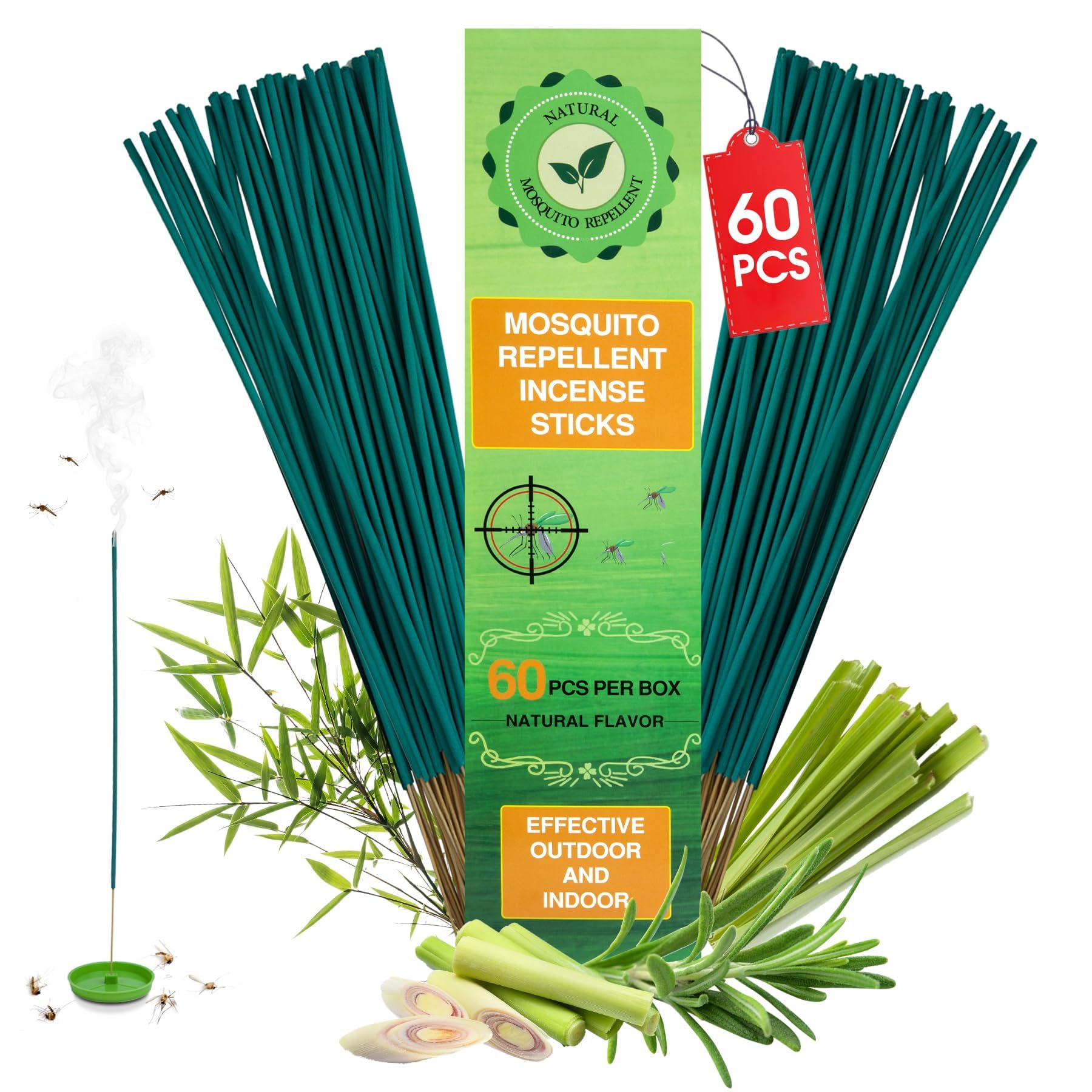 Glovv citronella mosquito repellent stick for outdoor patio protection