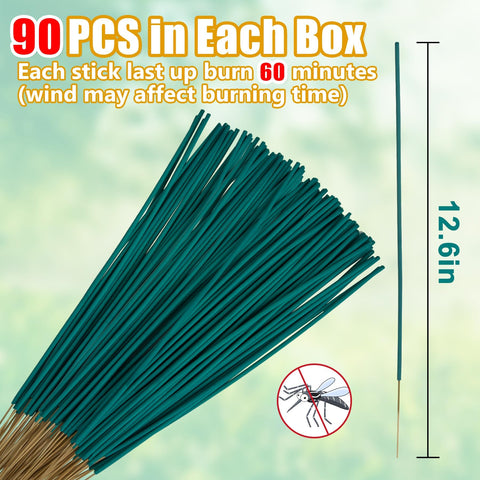 Glovv natural mosquito repellent stick 90pcs for patio use