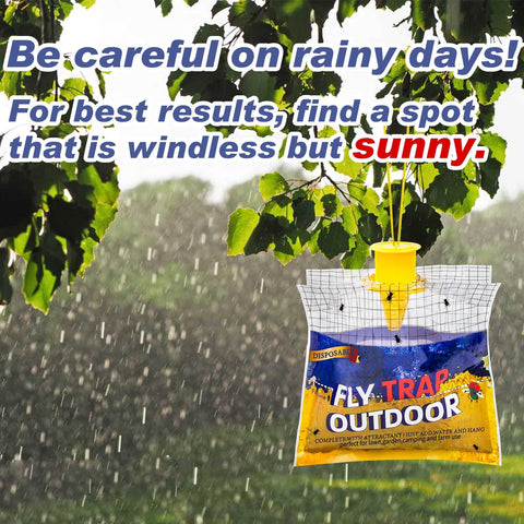 Glovv packaging includes rain-proof top to preserve bait.