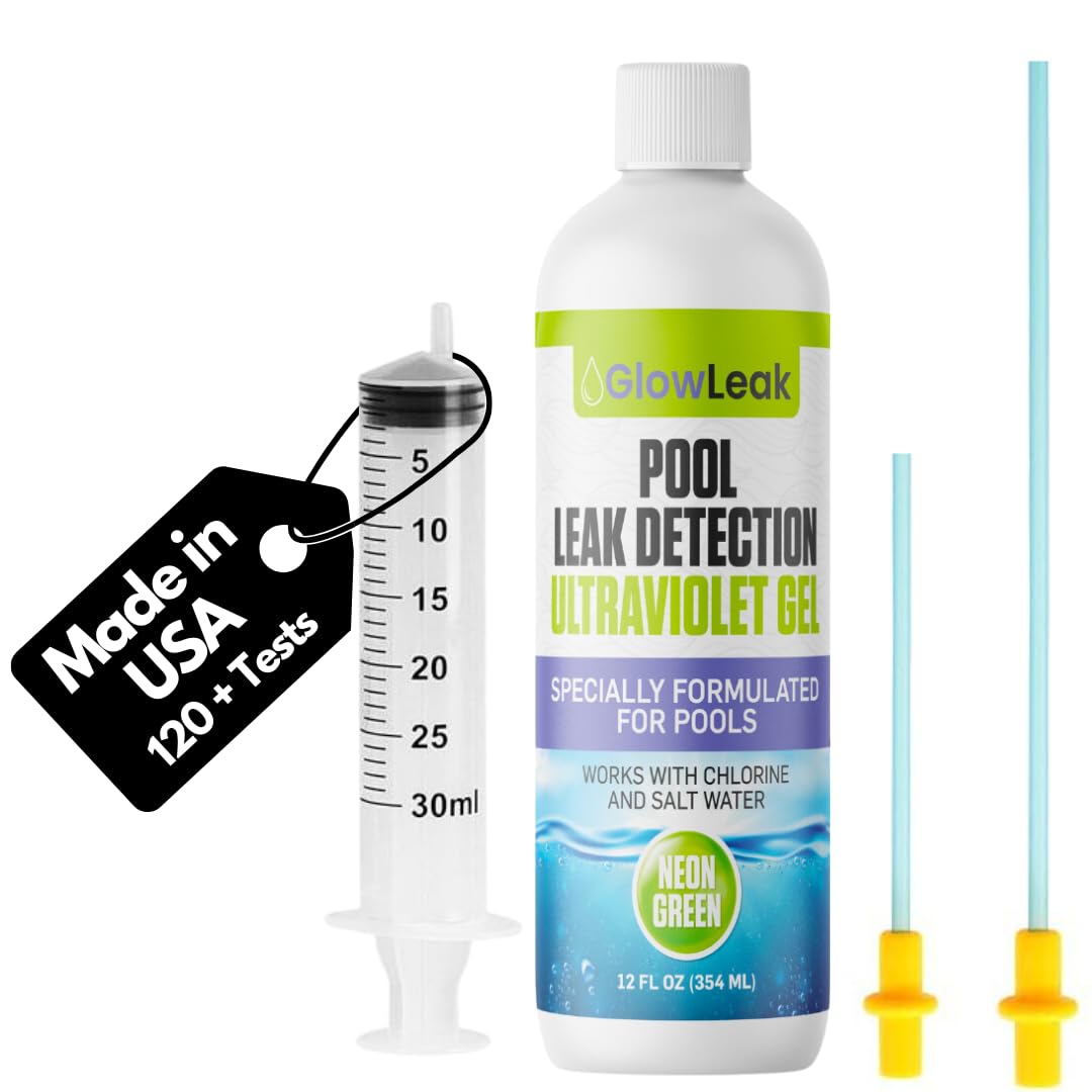 Glow Leak 6-inch dispensing applicator in use for precise dye placement.