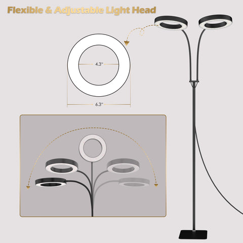 GLOWRIUM detachable aluminum frame adjusts height for plant size