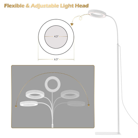 Glowrium 13-foot cord offers flexible placement across rooms.