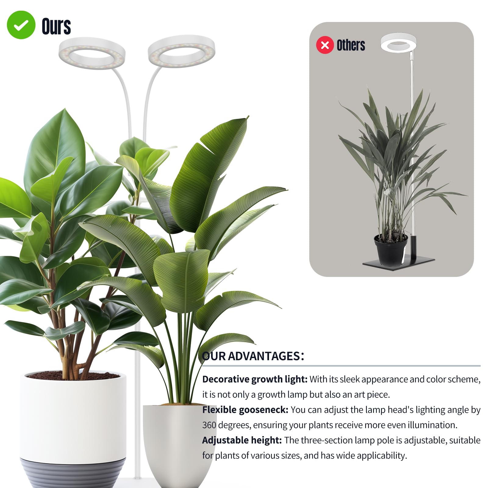 GLOWRIUM adjustable-height stand enables flexible plant setups