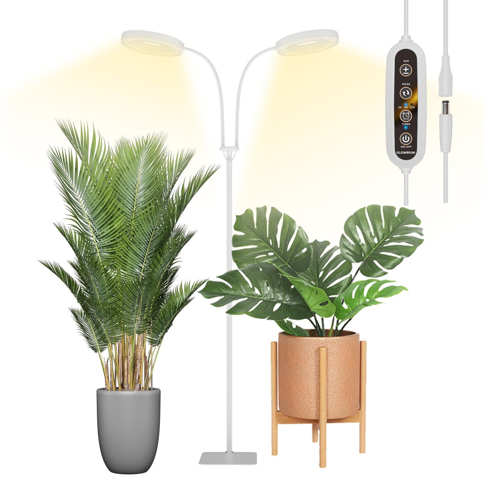 Glowrium Grow Lights anti-slip base keeps your indoor garden stable during use.
