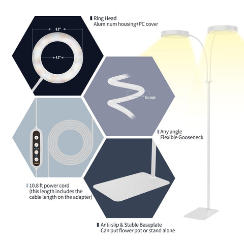 GLOWRIUM full-spectrum 380-780nm lighting supports plant development