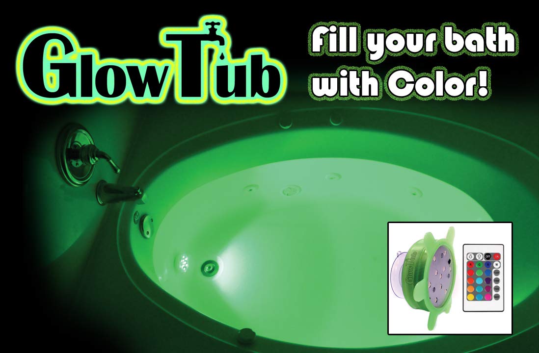 GlowTub Strong Suction Cup Mount sticks firmly to surfaces.