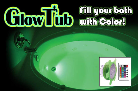 GlowTub Strong Suction Cup Mount sticks firmly to surfaces.