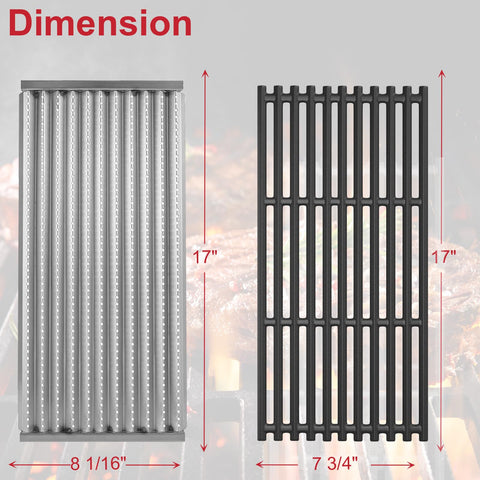 GLOWYE emitter plates fitting Charbroil original grills for easy upgrade
