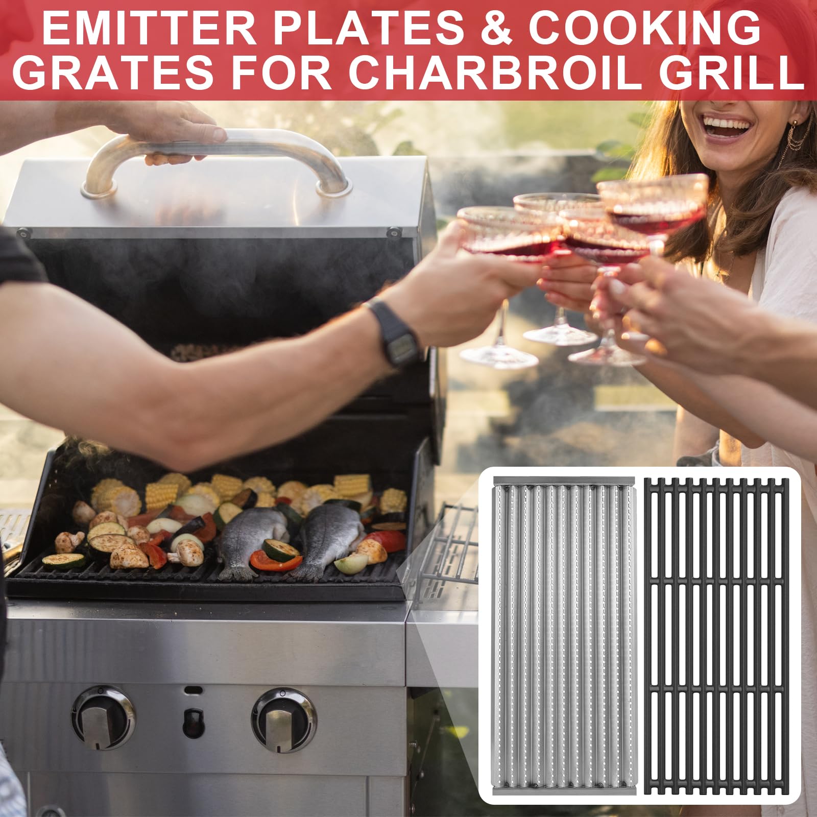 GLOWYE stainless steel emitter plates highlighting durable, anti corrosion construction