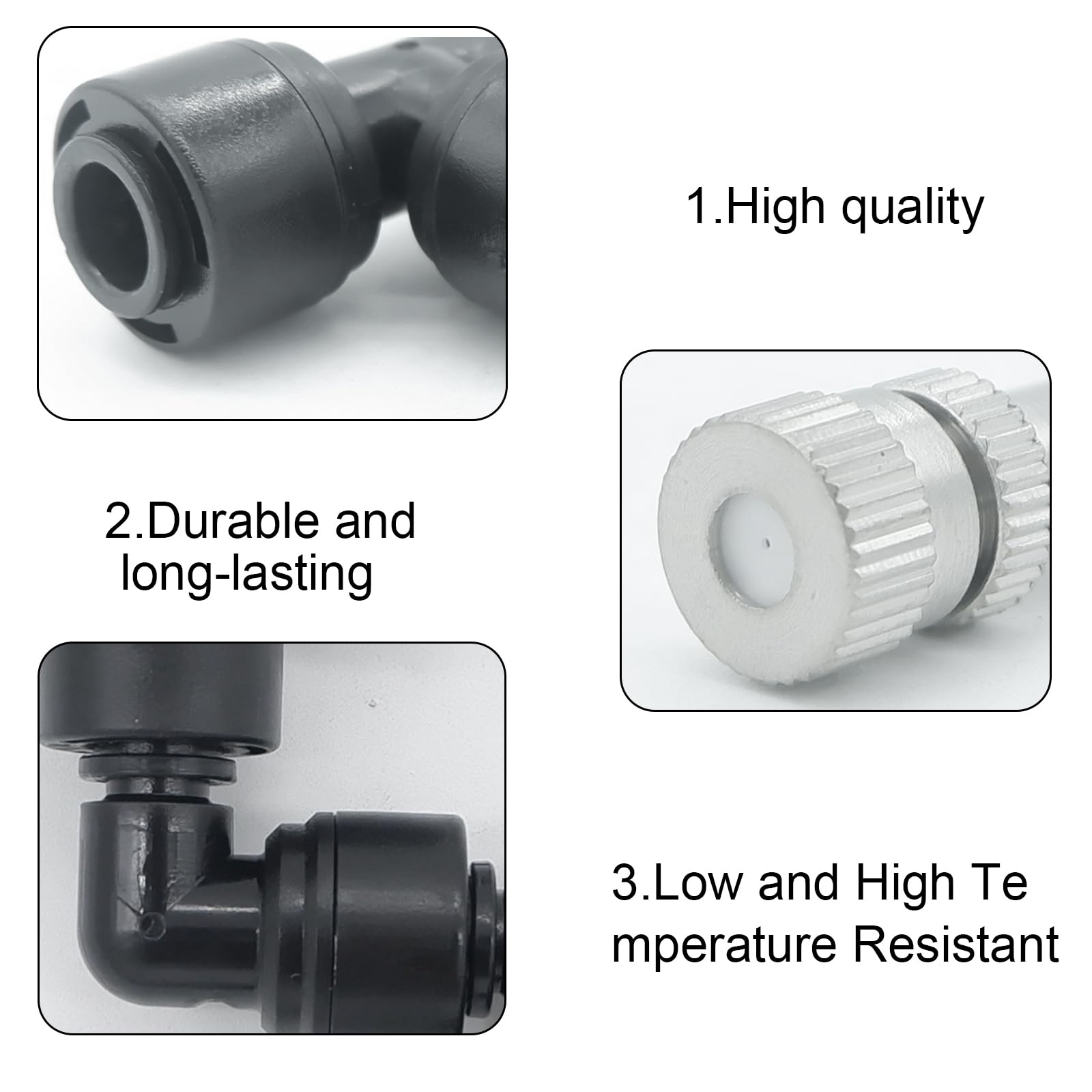 GLSJA durable engineering plastic nozzle for drip-free operation