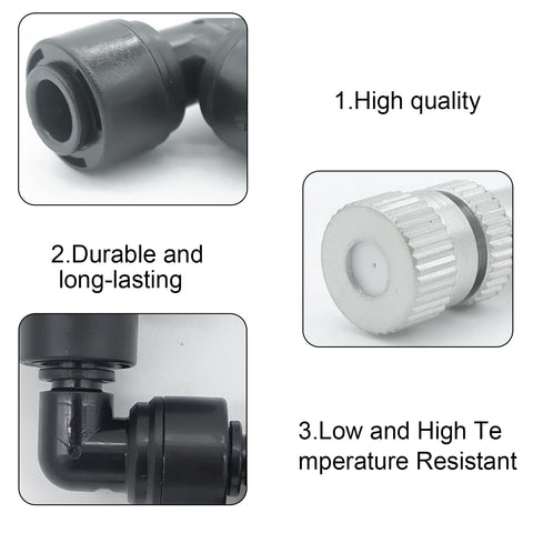 GLSJA durable engineering plastic nozzle for drip-free operation