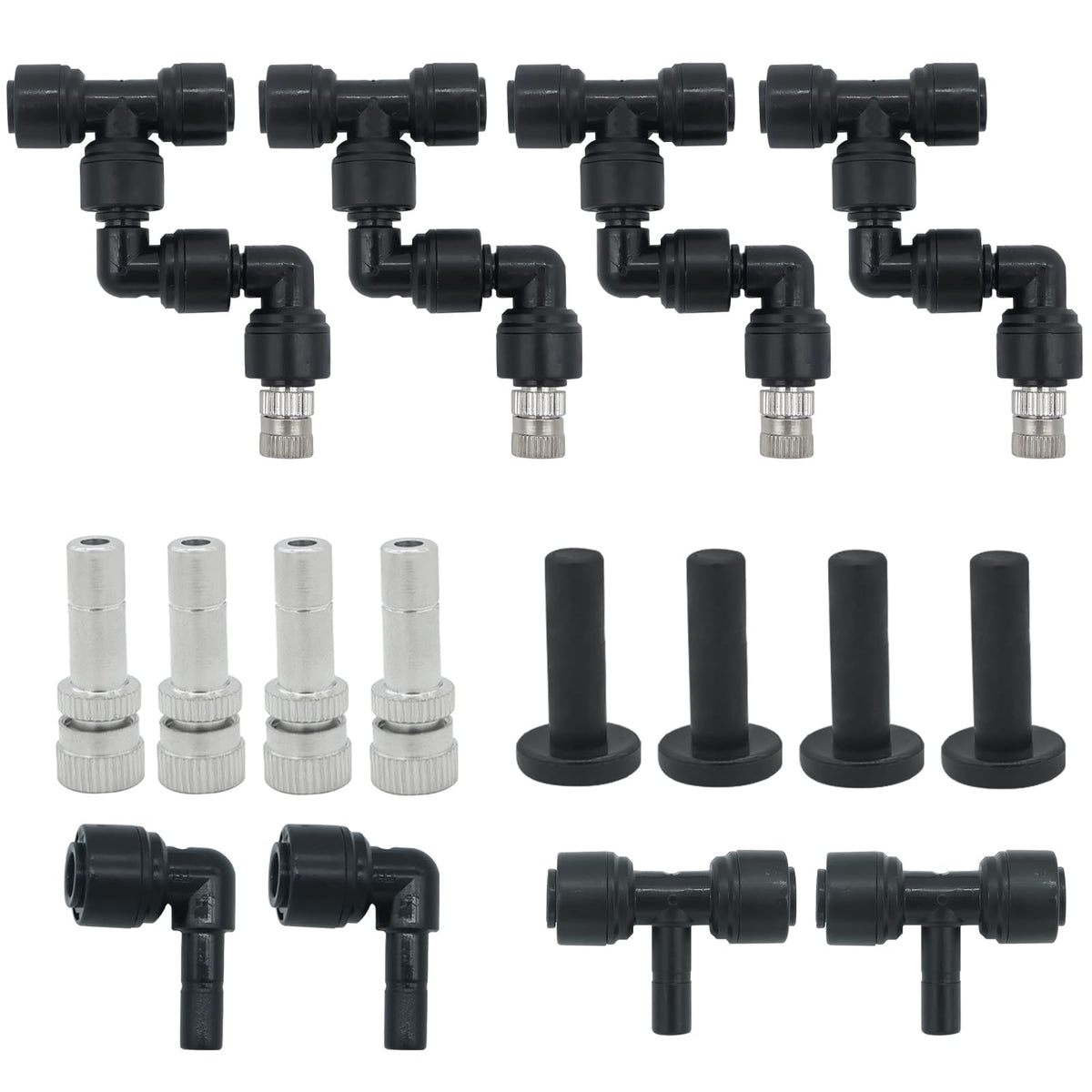 GLSJA reptile mister nozzle with 360-degree rotation for flexible humidity control