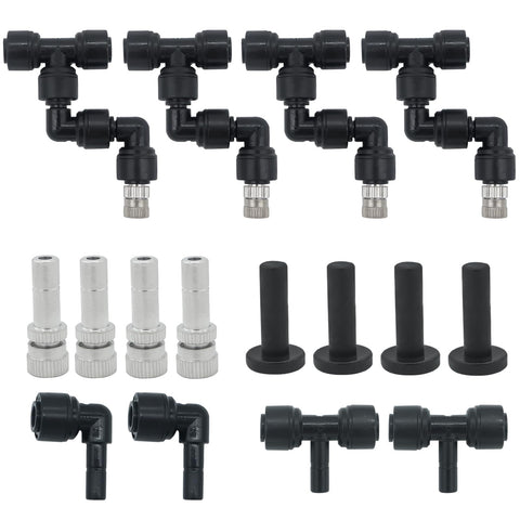 GLSJA reptile mister nozzle with 360-degree rotation for flexible humidity control