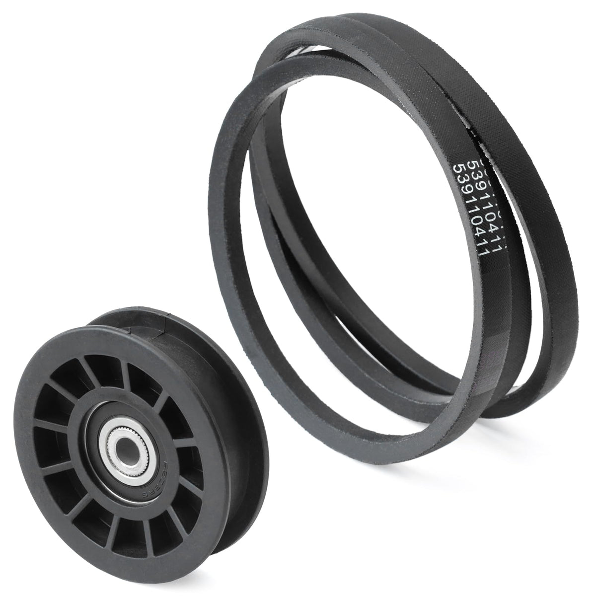 GLOXTED drive idler pulley for Husqvarna Z254F improves belt alignment.