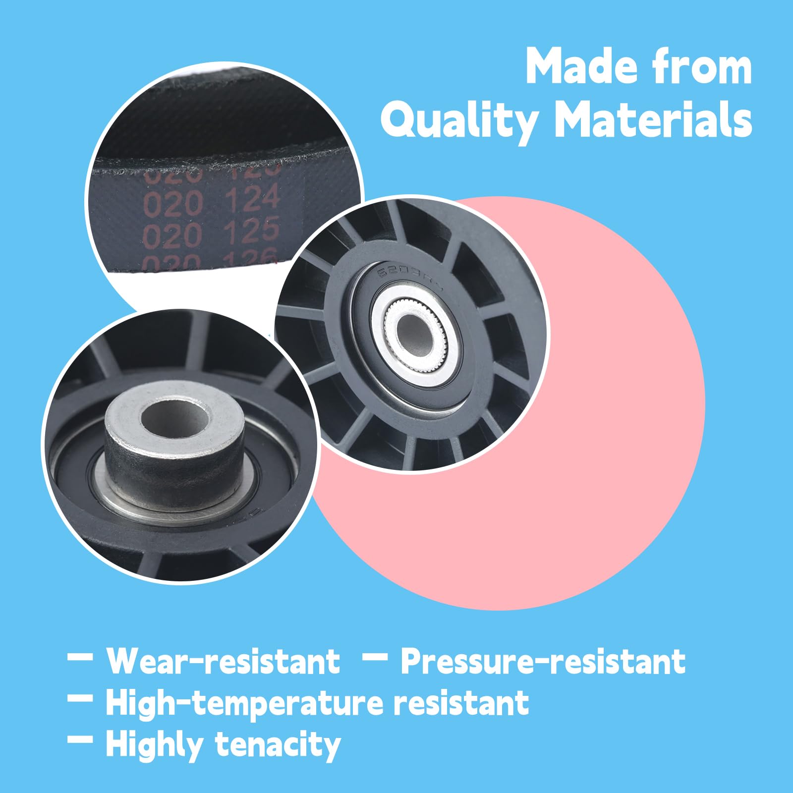 GLOXTED rubber fibre composite material for durable performance.