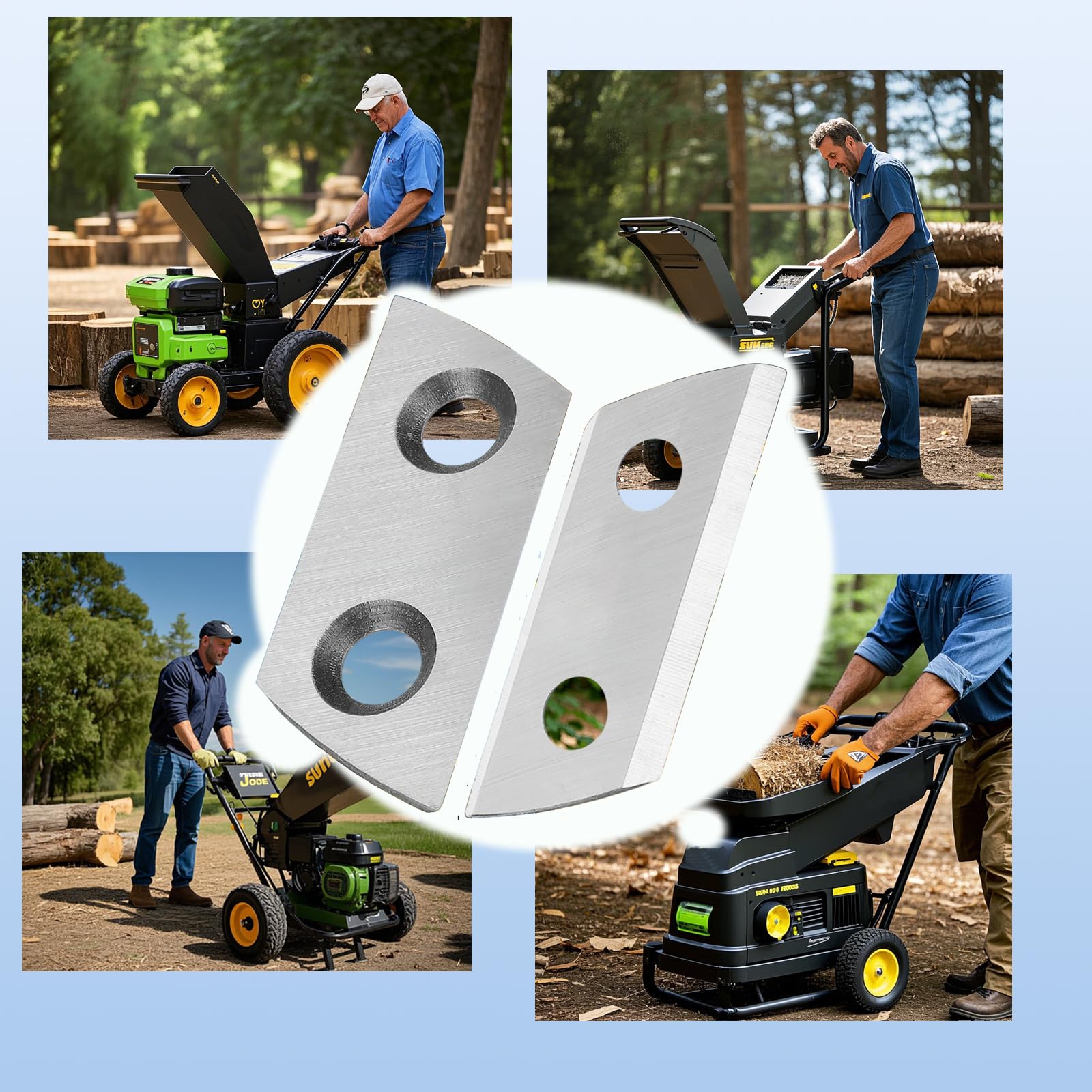 Glycife double-sided blade pack shows four sharp cutting faces.